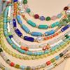 Handmade Beaded Necklace Versatile Women's Colorful Agate Multiple Layered Collar Chains