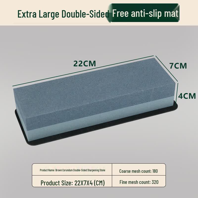 

Extra Large Kitchen Sharpening Stone Set with Non-slip Mats