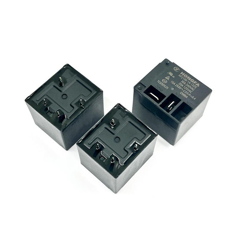 HF2100-1A-12DE 30A 4-Pin Normally Open Relay, In Stock