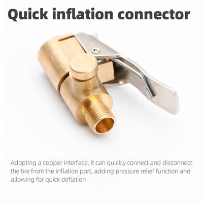 New Car Quick Charging Inflation Fitting Joint Portable Inflation Pump Air Suction Disc Valve Connector Clip Type Adapter