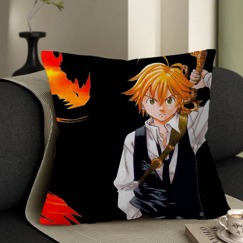 THE Seven Deadly Sins Pillow Cover Sofa Cushion Cover Home Room Decoration Children Gift