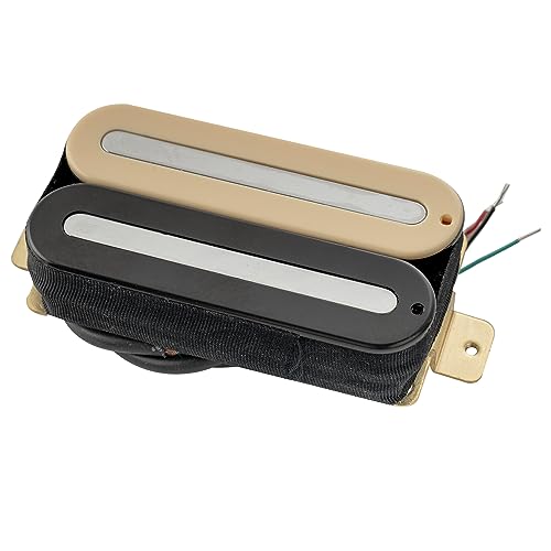 Artec HXTN Super Power Dual Hot Rail Ceramic Humbucker Pickup, PU 10K, for Electric Guitar Neck, Zebra
