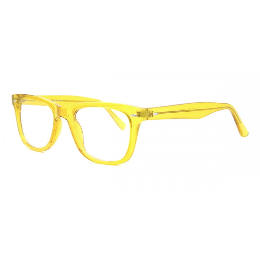Full Rim Square Transparent Yellow Smartbuy Collection Katie Cp176f Fashion Women Eyeglasses