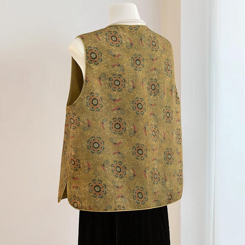 Women's New Chinese Style Frog Button Vest
