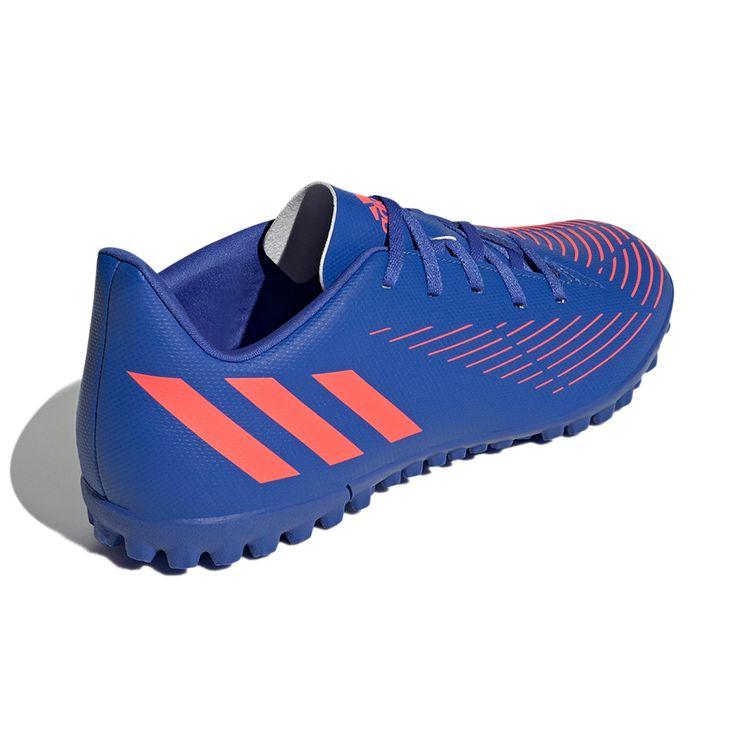 Adidas Predator Edge.4 Lace TF (Rubber Studs) Slip Resistant Durable Soccer Shoes Men Soccer Shoes Blue GX7796