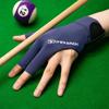 1 Adet Sol Sağ Bilardo Eldiveni Esneklik Kumaş Snooker Aksesuarı Üç Parmak Eldiven Bilardo