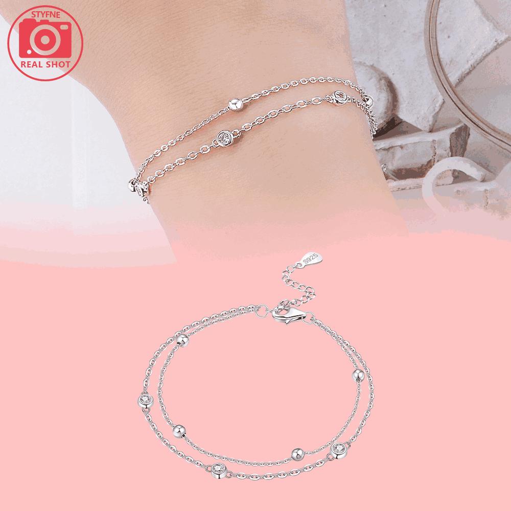 Authentic copper Starry Butterfly Bracelets Blue Zircon Cross Claws Bracelets Women Jewellery Accessory Anniversary Fine Gift