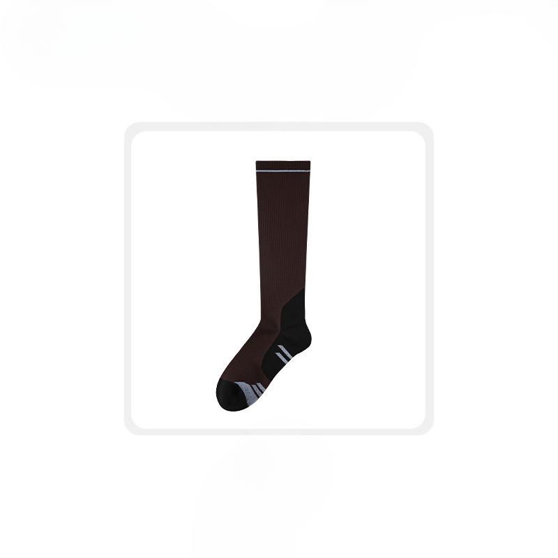 

Женские осенне-зимние носки для активного отдыха, альпинизма, бега, фитнеса, скакалки, без давления на мышцы, для упражнений, длинные 1 pair темно-коричневого