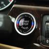Auto Motor Start Stop Tlačítko Ozdobný kroužek Auta Styl příslušenství pro BMW řady 1/3/5 E87 E90 E60 320