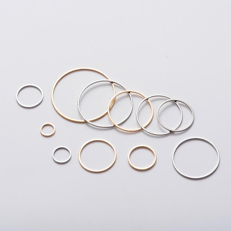 Geometric Round Circle Ring Dangle Earrings DIY Pack - Handmade Jewelry Making Accessories