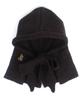 Yunibeosyeolkemiseuteuli Wool Strap Charcoal Open Balaclava