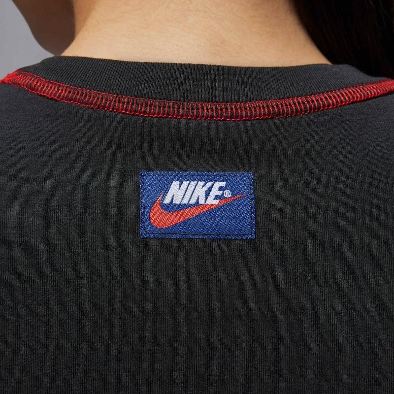 Nike Ss Slim Crew Graphic Tee Women Tops Black IB2921010