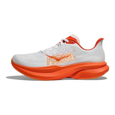 HOKA Mach 6 Frost Lava Herren Sneaker Weiß 1147790-FLV