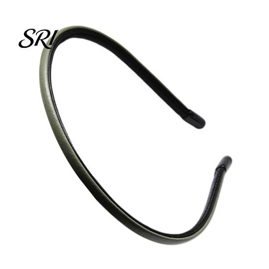 Curved Headband Anti-Slip Plastic Thin Hair Hoop with Design Basic Style Stable Fit No Pressure Makeup Accessory Low Saturation Color