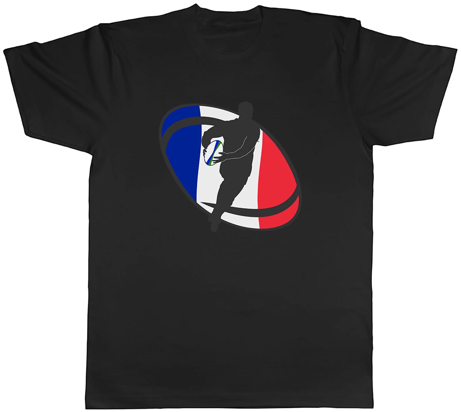 Rugby France Mens Unisex T-Shirt Tee S