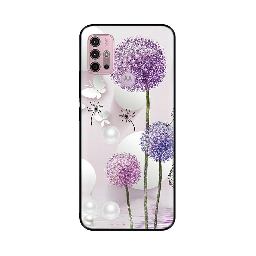 For Motorola Moto G20 Case XT2128-1 XT2128-2 Cover Cute Cartoon Painted Soft Silicone Phone Case For Moto G10 G30 G20 G60 Capa
