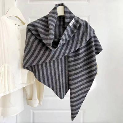 Large Triangle Scarves for Women Soft Wool Blended High Quality Scarf Autumn Winter Keep Warm Scarf
