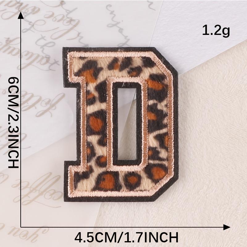 3pcs Flannel Iron-On Letter Patches, Embroidered Letter Patches, Suitable for Clothing, Dresses, Hats, Jeans, Shoes, Bags, DIY Materials