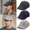 Cool Letter Printed Breathable Mesh Cap Quick-Drying Sunshade Design Beret Style Cap Breathable Fabric Newsboy Cap Cycling