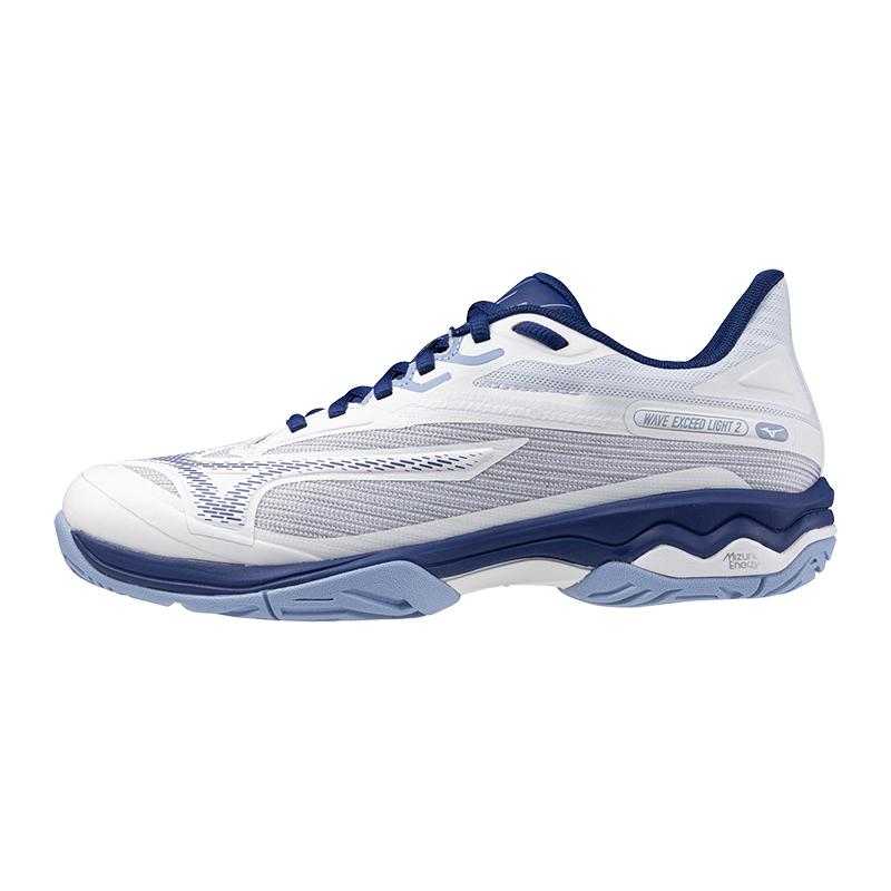 Mizuno Wave Exceed Light 2 Unisex Low Top Tennis Shoes White 61GA231924 36