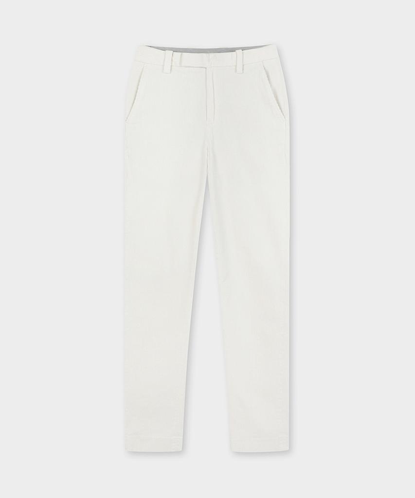 BROOKS BROTHERS Slim Fit 8W Corduroy Pants (Beige) (Bbpcmm4752Zew)