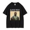 Funny Kanye West Meme T-Shirt Men's Vintage Hip Hop Rap Style Tshirt Men Women Short Sleeve T Shirt Streetwear Rap Culture Top