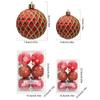 12Pcs Christmas Balls Ornaments for Christmas Tree Decoration Shatterproof Hanging Ball Holiday Party Decor 6/8cm