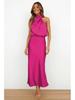 Elegant Satin Sleeveless Dress: High-End Spring/Summer Collection