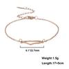 Delicate Hollow Mountain Pendant Bracelet Irregular Design Elegant Jewelry for Women