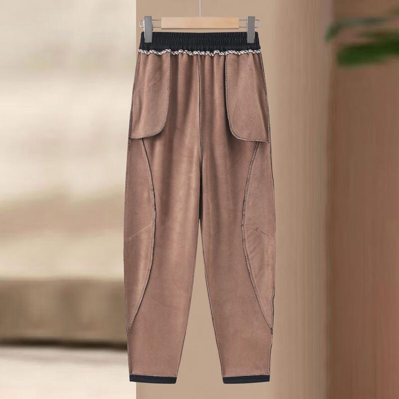 LANGSHA Elderly Women's Winter Thermal Loose-Fit Pants