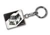 MKJP Honda N-BOX JF3 Custom Key Holder, Base: Black, white