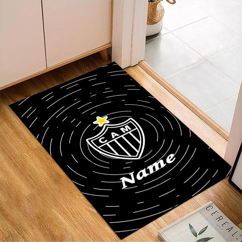 Custom Name Cam Abstract Artwork Rug Game Carpet, Floor Mat for Bedroom Living Room Entryway Rug, Home Decor Idea Gift for Christmas Birthday