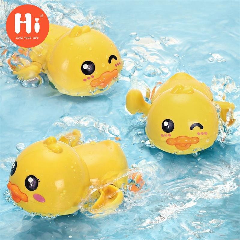 

Заводная утка, детские игрушки для ванной, дети играют в воде, маленькие желтые утки умеют плавать, маленькие утята для мальчиков и девочек принимают ванну