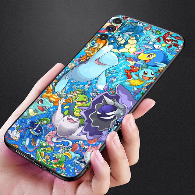 Case For Samsung Galaxy Note 20 Ultra 10 Plus A50 A70 A20 A30 A20 A20e A03 A04 A05 A10 Soft Phone Cover Pikachu Pokemon Cartoon