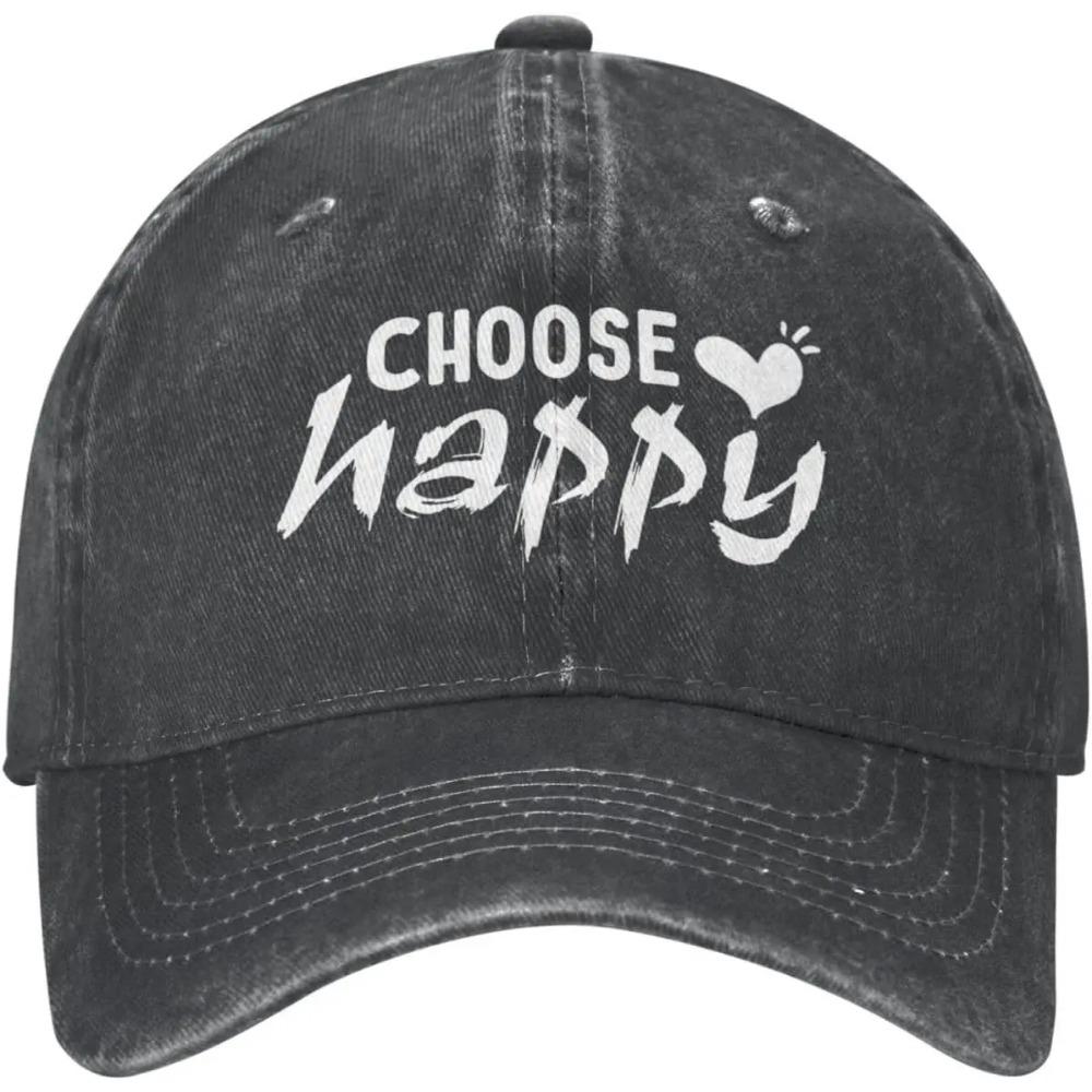 Workout Hats for Men Chooses Happy Retro Hat for Women Baseball Hats One Size Trucker Hat