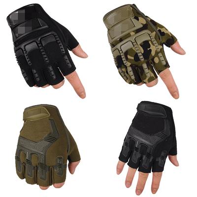 Guanti tattici da esterno militari mezze dita pesca equitazione sport unisex