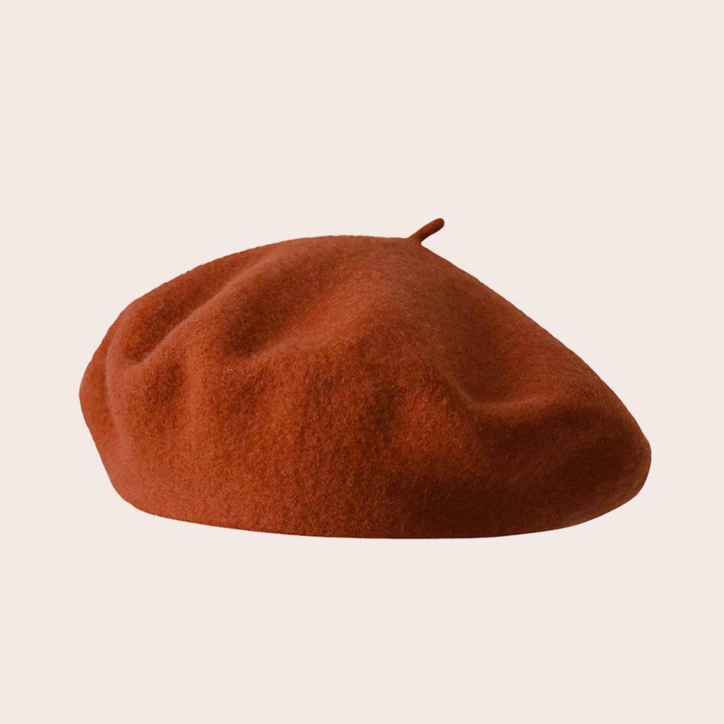 Autumn & Winter Wool Beret: Thick, Fashionable, Versatile & Warm