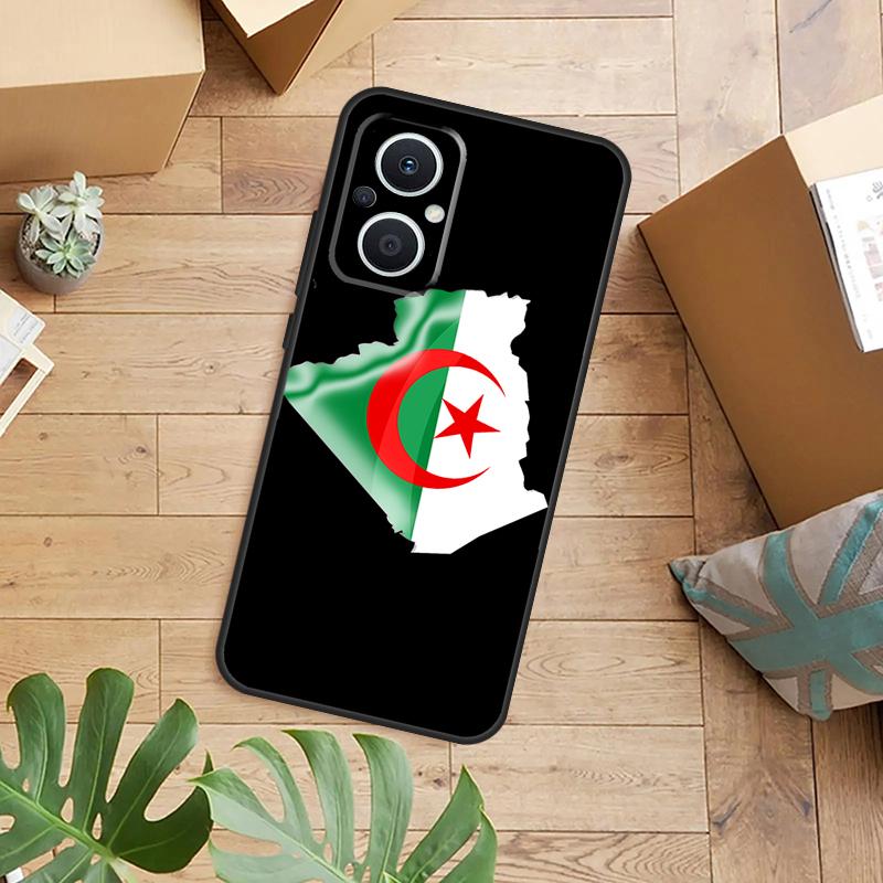 Algeria Flag Algerian Case For OPPO Reno 13F 14F 12F 10 11 12 13 14 Pro 8T 7 8 Lite OPPO Find X9 X6 X5 X8 Pro Cover