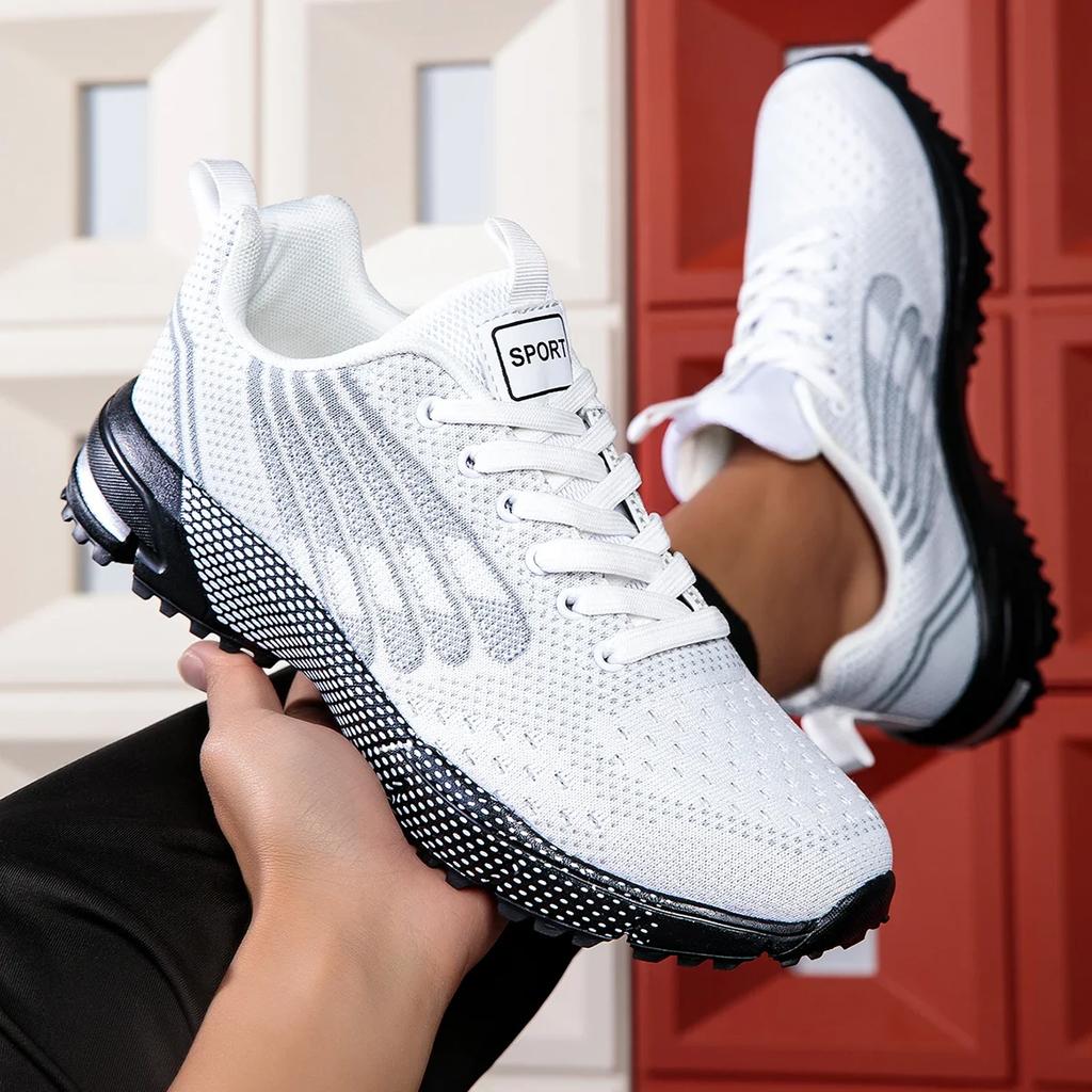 Fashion 2025 Mens Running Shoes Lightweight Breathable Athletic Sneakers for Men Non Slip Gym Workout Shoes Comfortable Walking Sneakers