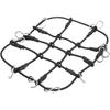 RC Luggage Net, Simulation Decorative Crawler Car Luggage Net with Hooks Accessories for Traxxas TRX4M 1/18 RC Crawler Truck Car (Black)