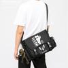 Spring and Summer New Trendy Cool Messenger Bag, Fashion Messenger Bag Canvas Bag Men's and Women's Street Tide