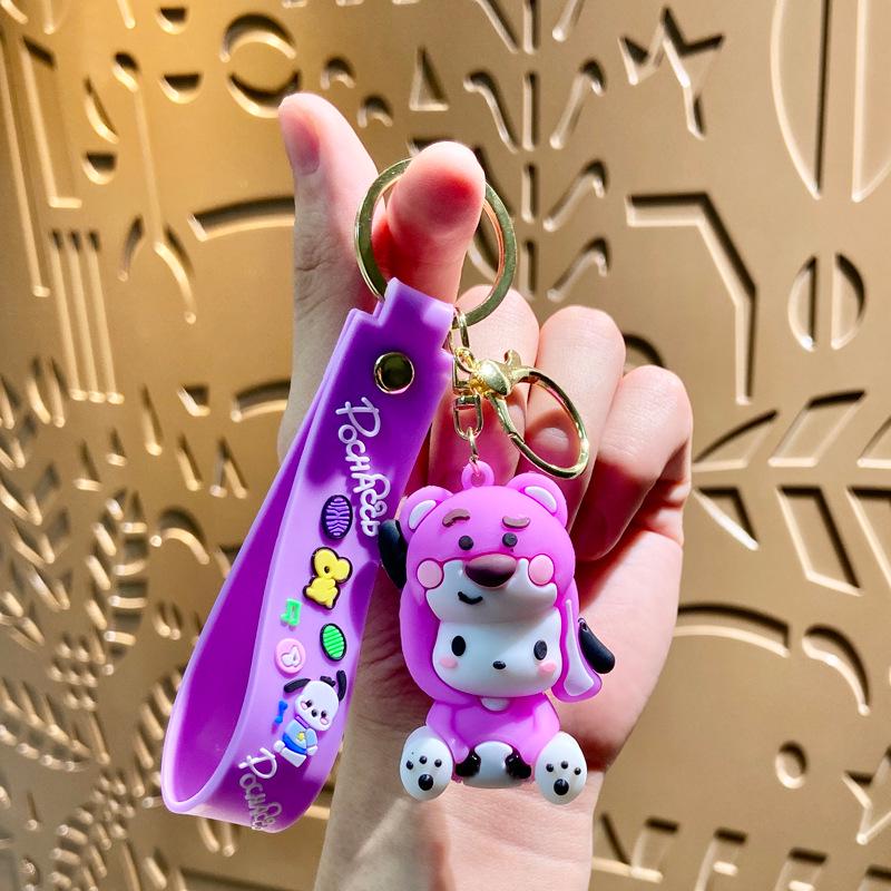 Sanrio Pochacco Cartoon Keychain Bag Pendant Ornament