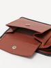 Ships Saffiano Leather Two-Tone Bifold Wallet for Men, Brown, 110030689, Available Online First