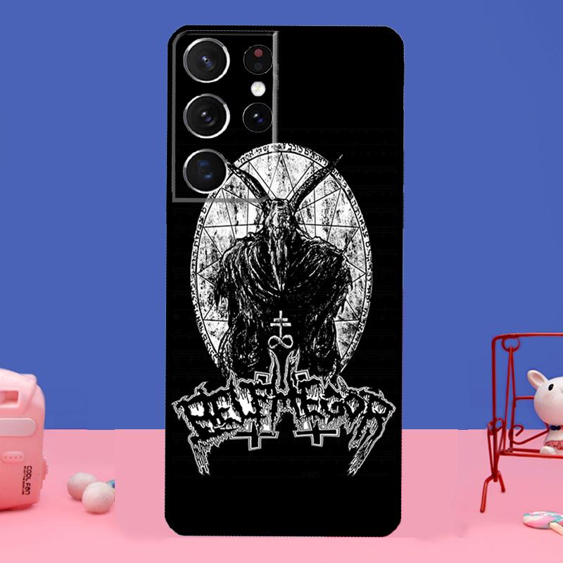 Satanistický Démon Kryt na Telefon Pro Samsung Galaxy S21 Ultra S20 FE S8 S9 S10 S22 Plus Note 20 Ultra Plné Krytí