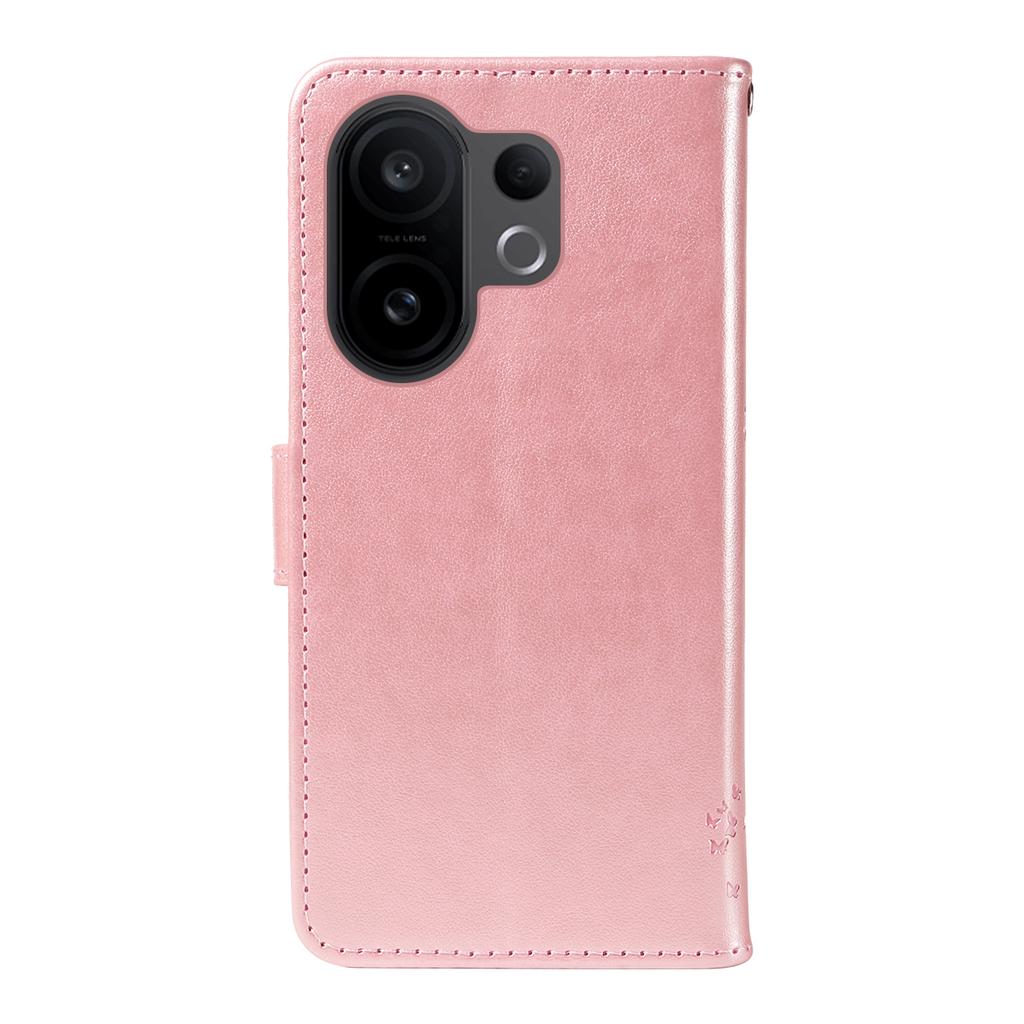 For vivo X200 FE 5G/vivo S30 Pro mini 5G Phone Case with Stand Cat Tree Pattern Leather Wallet Mobile Cover