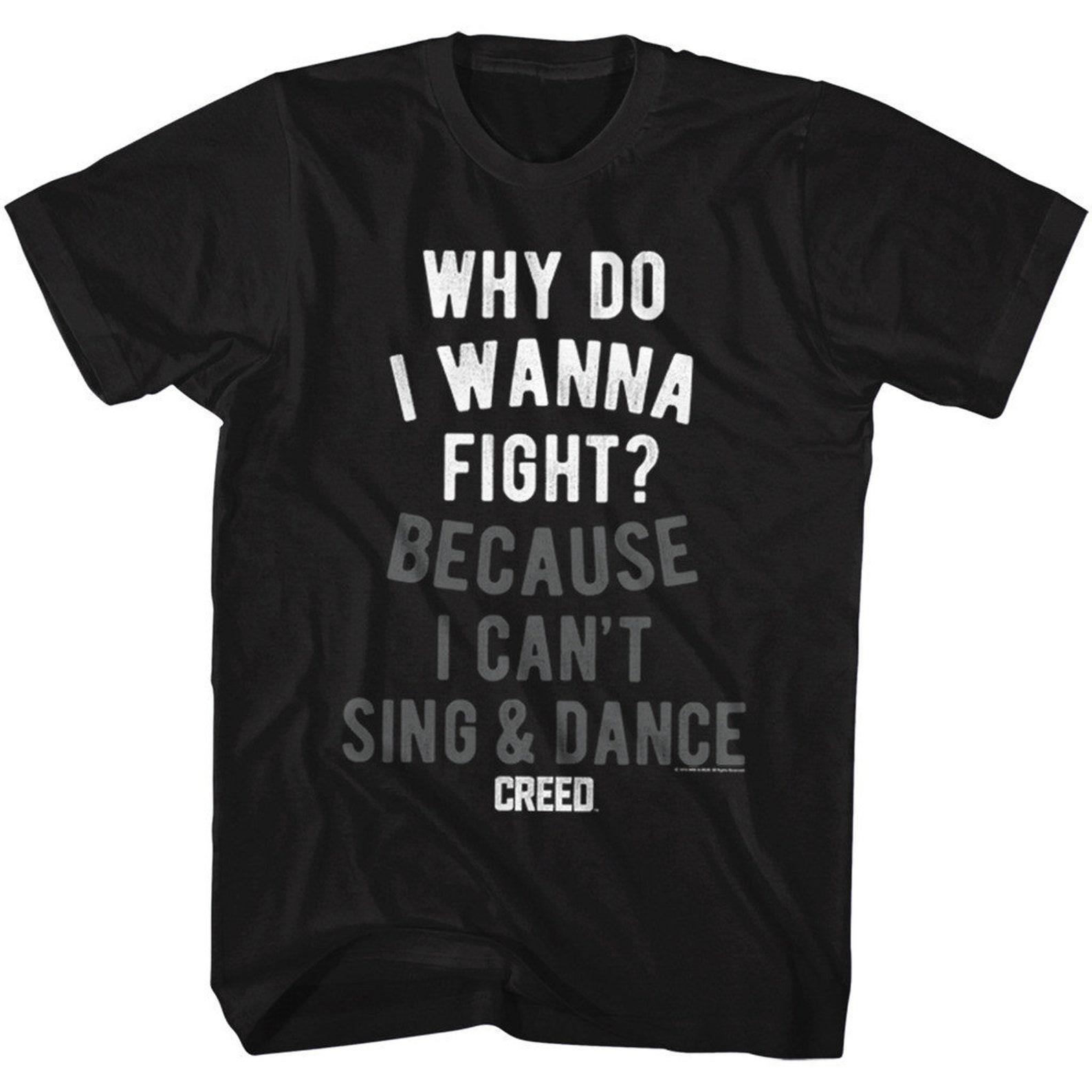 Rocky Wannafight Black T-Shirt 2XL