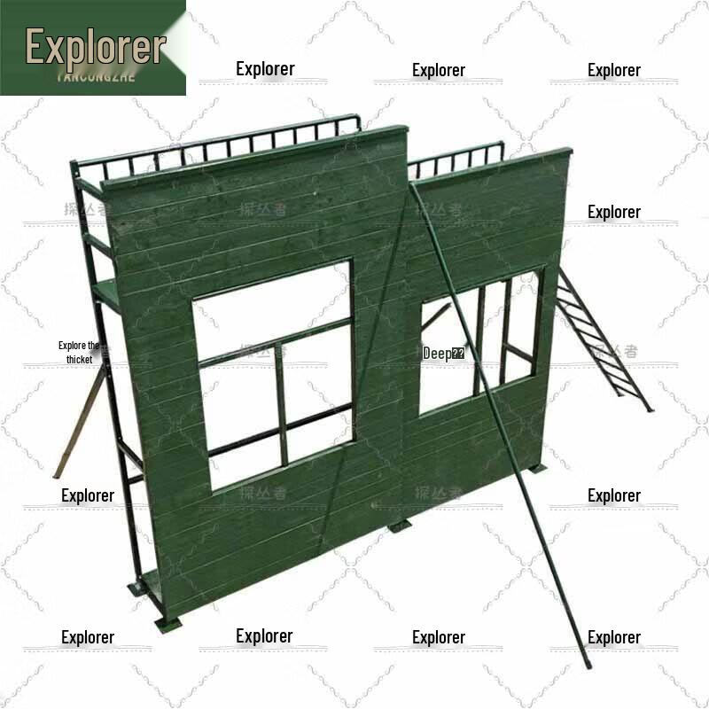 Explorer Bungalow Climbing Wall with Pole