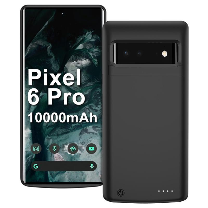 For Google Pixel 8 Pro 7 6 Pro Wireless Battery Charger Case Power Case Battery Pack Power Bank 10000mAh Wireless Charging Cover