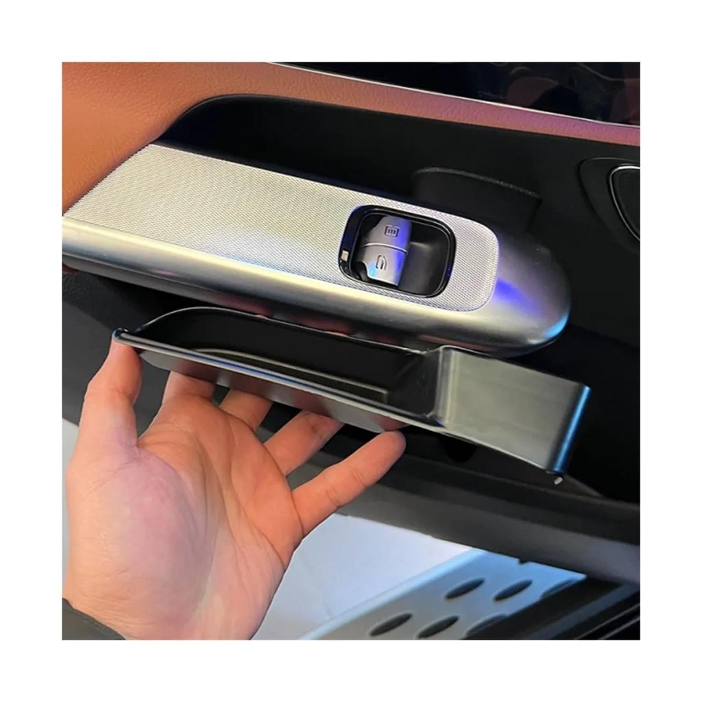 DNYXGDGSL Benz GLC X254 2023 2024 2025 Black ABS Car Door Handle Storage Box