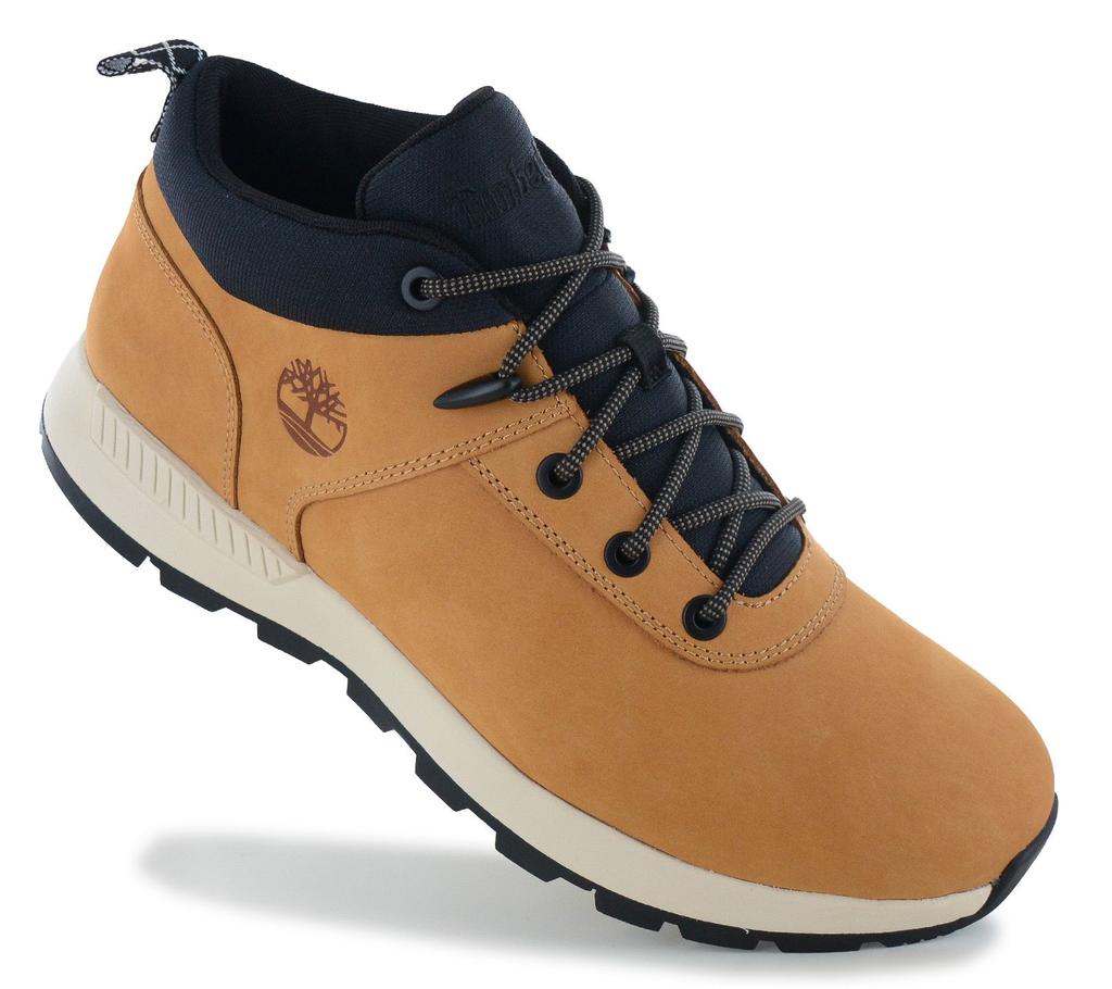 Timberland Sprint Basic Mid - Herre Sneaker-Støvler Sko Støvler Læder Hvede TB0A277E-754 ORIGINAL